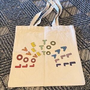 Madewell x Human Rights Campaign Love to All Pride Reusable Canvas Tote Bag